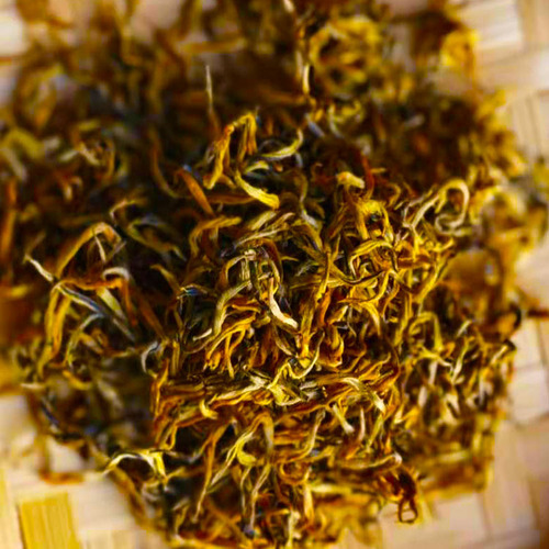 Wholesale Yunnan 2024 Large Leaf Dian Hong Black Tea Single Bud Artisanal Red Tea Honey Aroma Golden Silk Dian Hong Black Tea from a 70-year-old factory