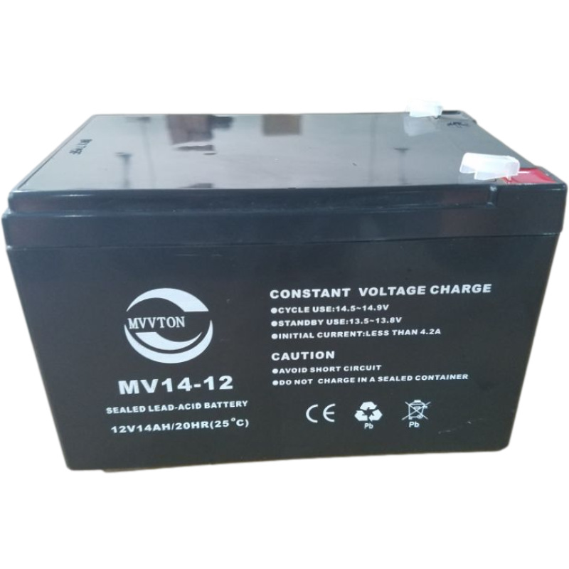 厂家批发 12V14AH铅电瓶 拉杆音箱电池 免维护蓄电池可充电