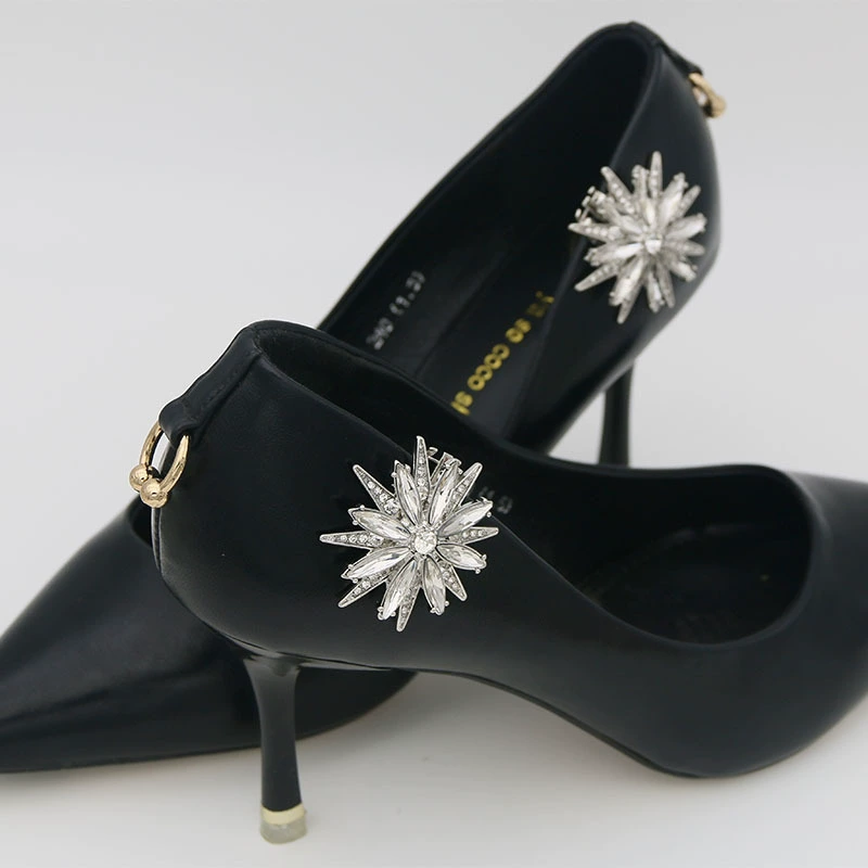 Shoes for bride, removable footwear buckle, decorations high heels, work accessory, (Cross-border trading)
