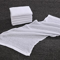 高陽廠家批發洗浴棉質白毛巾賓館酒店足療毛巾一次性柔軟吸水毛巾