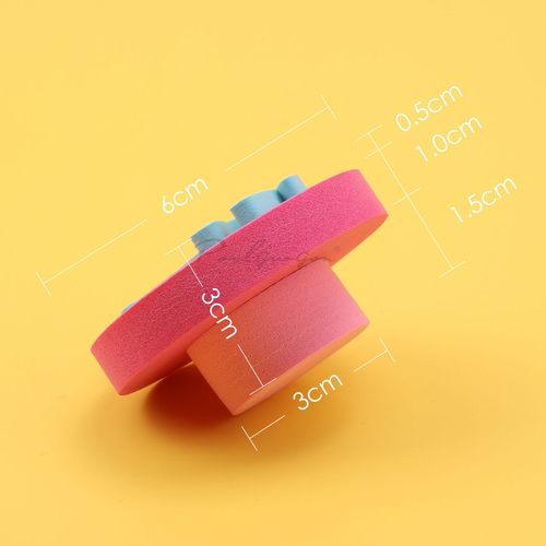 Cross-border children's painting sponge brush EVA stamp kindergarten art painting doodle 6-piece set sponge brush