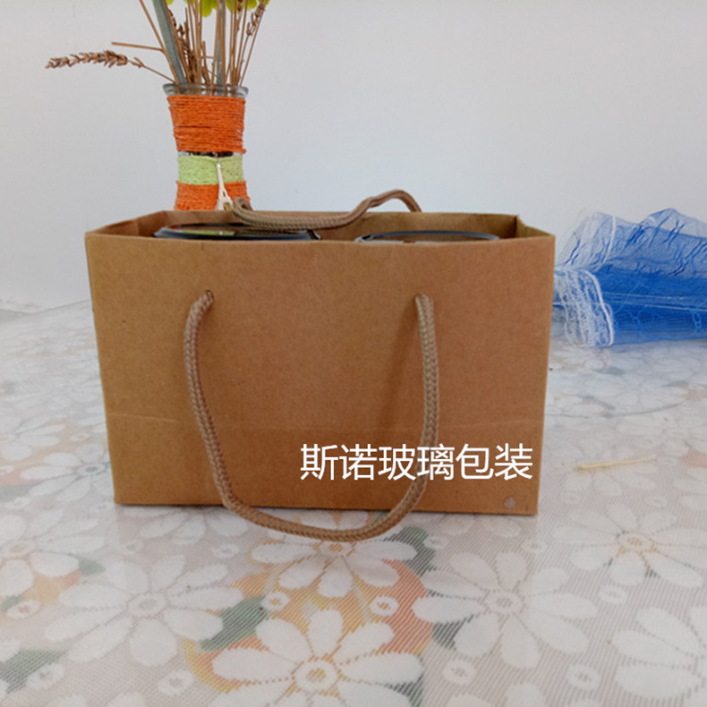 Kraft paper honey bottle gift box Pickles bottle jam bottle gift box wholesale