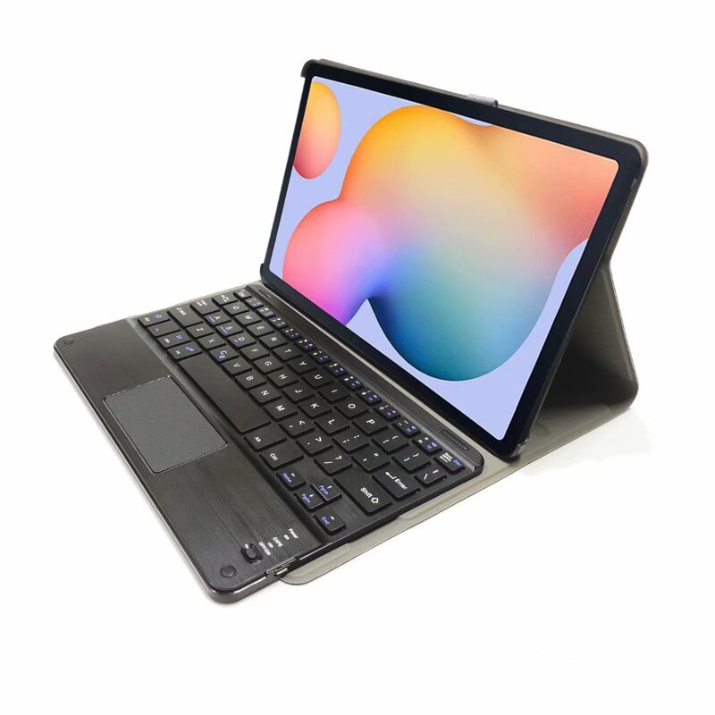 For Lenovo small new Pad11 touch Bluetooth keyboard protective case M10 plus backlit keyboard flat leather case