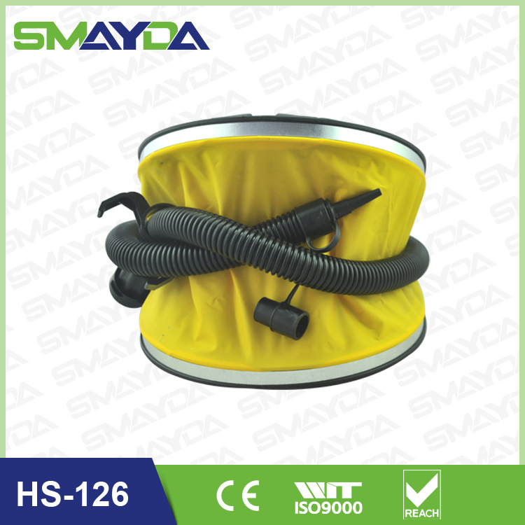 夹网船5L脚踩风箱户外充气泵气垫床HS-126脚泵冲浪板SUP充气