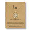 Zodiac signs, necklace for beloved, chain for key bag 