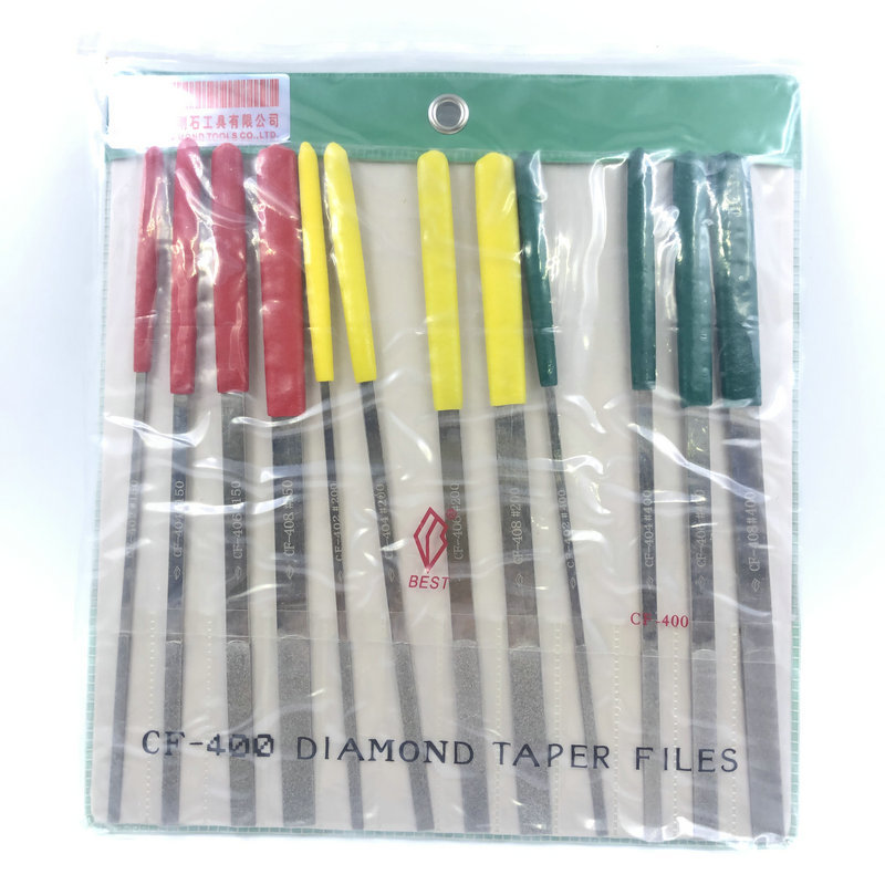 厂家供应批发一品A级CF-400带柄混合装平斜锉刀 华南地区总代理