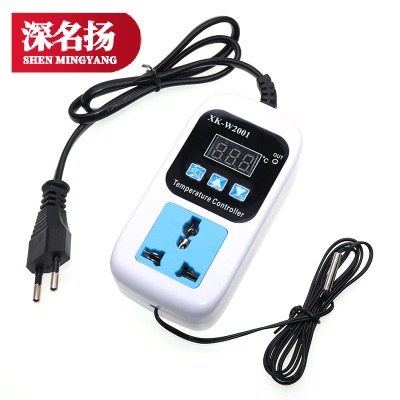 SMY-W2001 intelligent digital display temperature control electronic temperature controller switch adjustable temperature socket boiler 220V SMY-W2001 intelligent digital display temperature control electronic temperature controller switch adjustable temperature socket boiler 220V