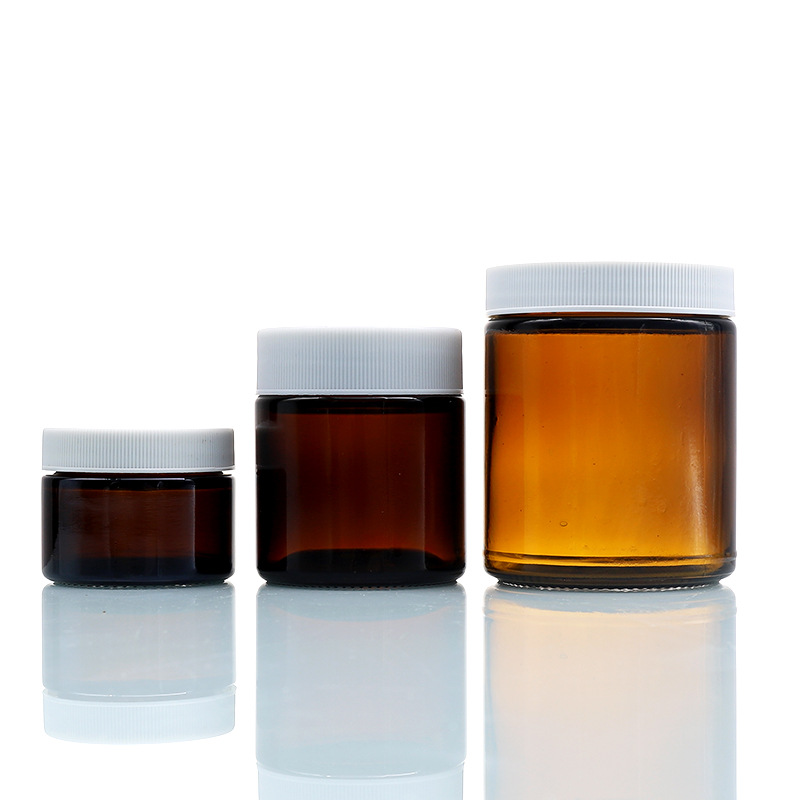棕色茶色土壤瓶大小口玻璃采样瓶 透明广口试剂瓶 化学实验样品瓶