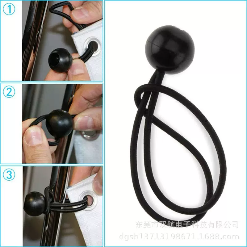 现货便携式足球反弹网训练球门松紧绑带珠反弹网回弹足球门弹力珠