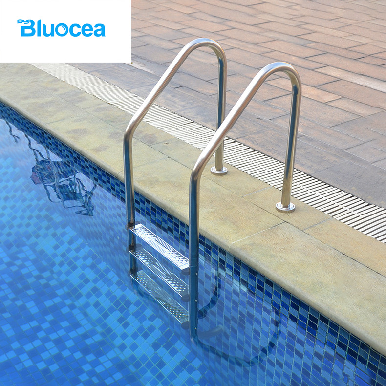 Piscina escalera mecánica pedal SL modelo arriba y abajo piscina escalera personalización 316 espesado Acero inoxidable escalera mecánica suministro directo de fábrica