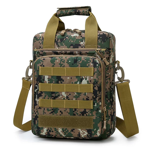 New Shoulder Bag, Outdoor Water-Repellent Crossbody Bag, Multi-Purpose Tactical Bag, Laptop Bag, Large-Capacity Commuter Bag, Trendy