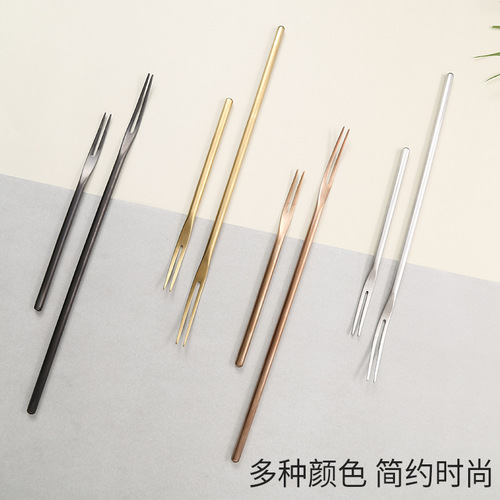Aerospace Lightweight Knife and Fork Set, Japanese Style 304 Stainless Steel Cutlery, Leaf Gold Plated Knife and Fork Set, Matte Finish Cutlery Case