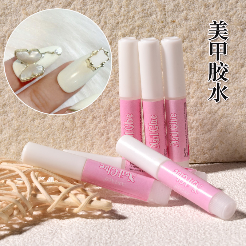 Special Glue for Wearable Nails 2g Wearable Nail Jewelry Bonding Wearable Nail Manicure No-Bake Glue Fake Nails Nail Glue