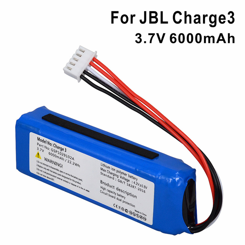 Suitable for JBL Charge3 GSP1029102A speaker battery 3.7V 6000mAh new A battery cell