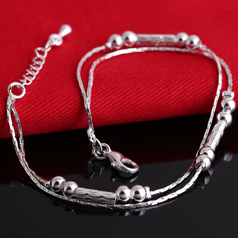 ankle bracelet, аксессуар для учащихся начальной школы, цепочка для друга любимого, корейский стиль, простой и элегантный дизайн