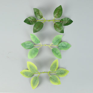 Factory direct supply of simulation flowers rose leaf print PE flower with silk silk net flower simulation rose simulation leaves