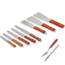 调墨刀4-18寸不锈钢油墨调油刀锡膏搅拌刀调漆刀SMT锡浆刮刀刮板