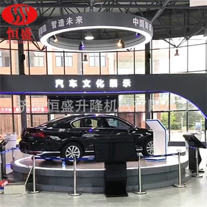 Fujian avtomobil sərgisi üçün fırlanan masa, sərgi zalı elektrikli fırlanan platforma