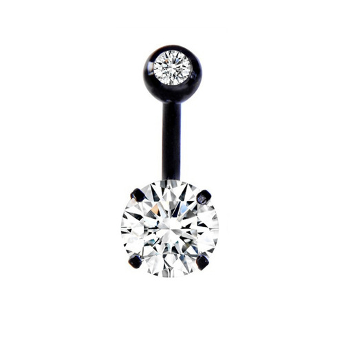 AliExpress New Set Black Combination 6 in 1 Mixed Wings Four Claws Zircon Navel Nails Factory Direct Sales