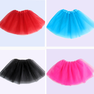 Children's June 1 costume foreign trade European and American dance skirt girls TUTU skirt half-length mesh skirt spot