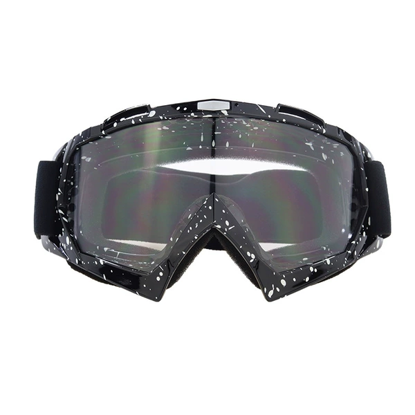 Black frame white dot transparent film