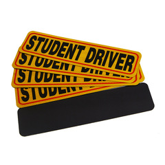 Student driver reflective stickerマグネット性個性実習反射車貼り