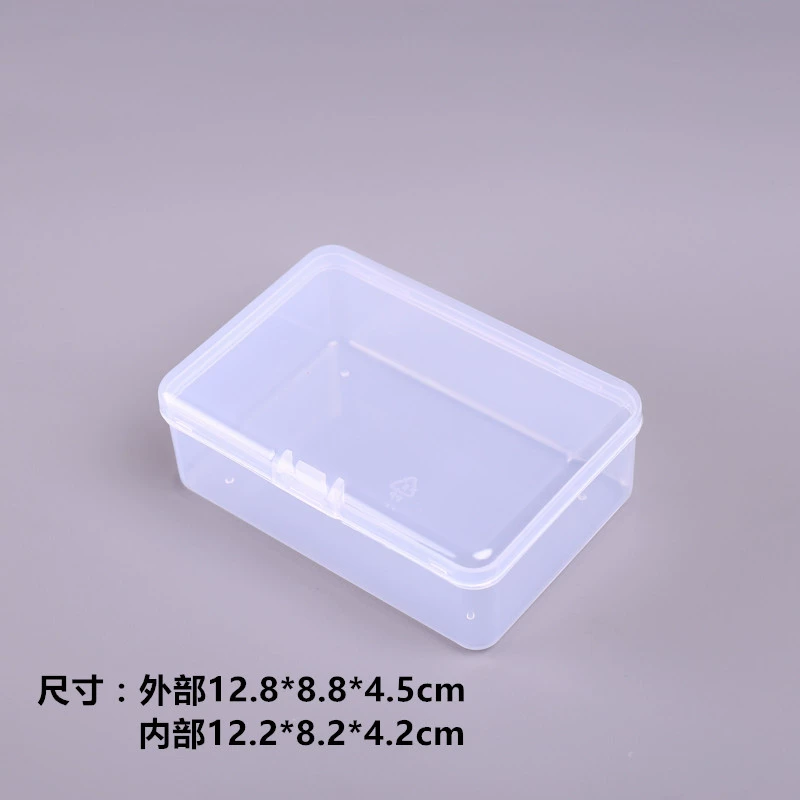 Прямоугольная прозрачная пластиковая коробка банка силы коробка для хранения продукта упаковывая коробка pp части отделочная коробка ювелирных изделий оптом
