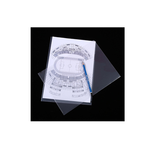 L-shaped folder waterproof protective cover wholesale single clip transparent single-page holder E310 file storage bag A4