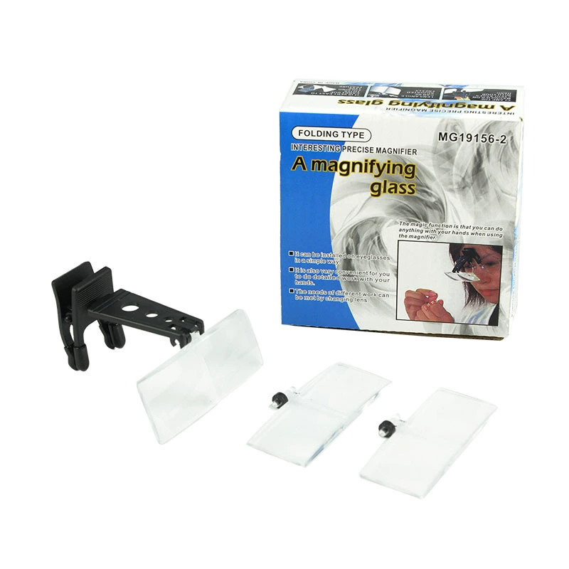 MG19156-2 LS 1,5/2,5/3,5 раза трехкратный зажим для очков с троянским конем, лупа, трансграничная