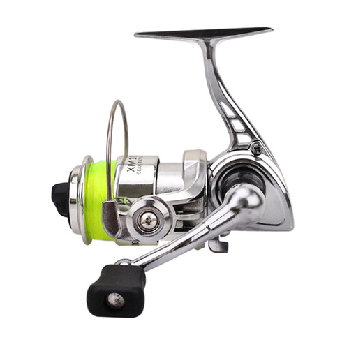 Weihe mini 100 micro-object spinning wheel with fishing line metal body micro-object long-range ice fishing reel pocket fishing reel