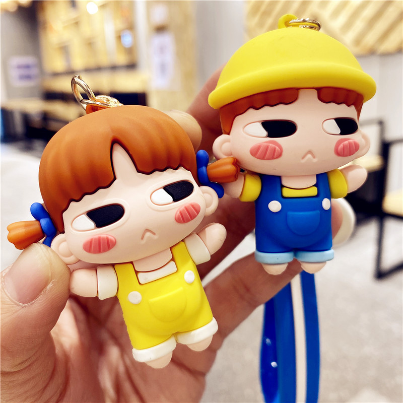 Creative doll, keychain, brand pendant, chain for keys, Japanese and Korean, for beloved, Birthday gift
