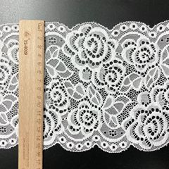 Fashion Accessory Elastic Lace Edge Wedding Dress Gown Accessories Women's Underwear Damask Wave Leaf Lace 15cm