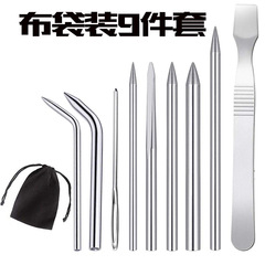 Manufacturer Direct Sale Stainless Steel Umbrella Rope Needles Bracelet Looming Needle DIY Handmade Looming Tools Umbrella Rope Looming Set