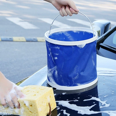 wash special folding bucket: Car cleaning tools