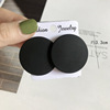 Round matte earrings, brand acrylic spray paint, South Korea
