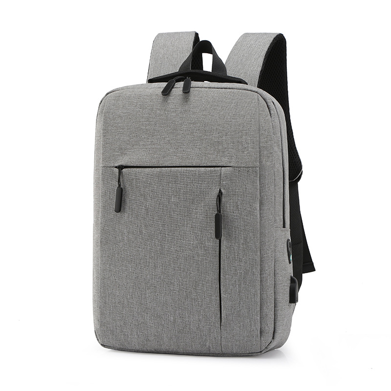 La oferta transfronteriza LOGO USB imprimible mochila casual hombres de negocios bolsa portátil mochila entrega de una pieza