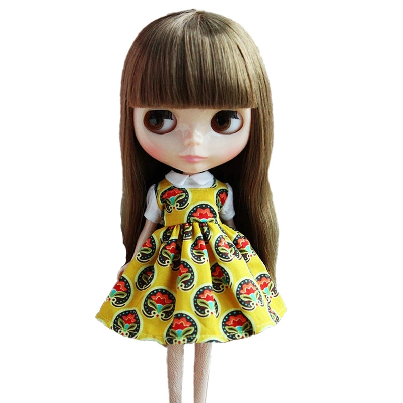 Куколка наряд (Blythe) для OB11/YOSD/BJD6 — набор из хлопка с обувью и сумкой, индивидуальная пошивка