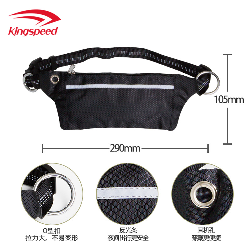 Dongguan kepai corriendo cuerda de tracción con bolsa de cintura cuerda de tracción transfronteriza para mascotas nylon reflexivo perro caminando cuerda de tracción