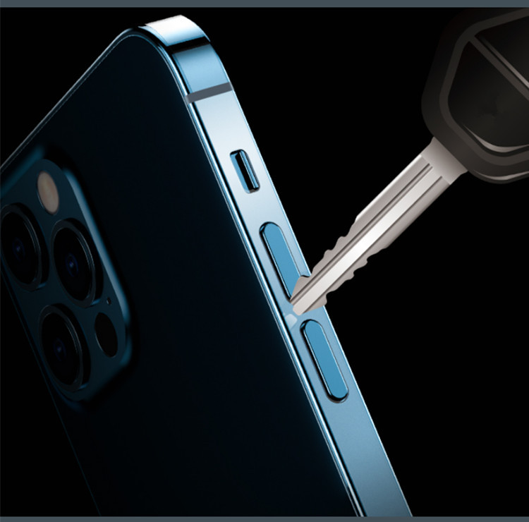 GOR para el iPhone 15 Pro Frame Film Apple 14 Pro Max película lateral todo incluido de cuatro esquinas etiqueta transparente