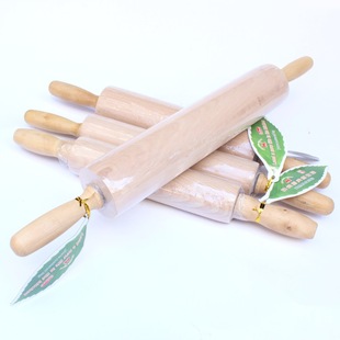 Stall daily necessities small department store wholesale baking tools solid wood press rolling pin activity roller rolling pin