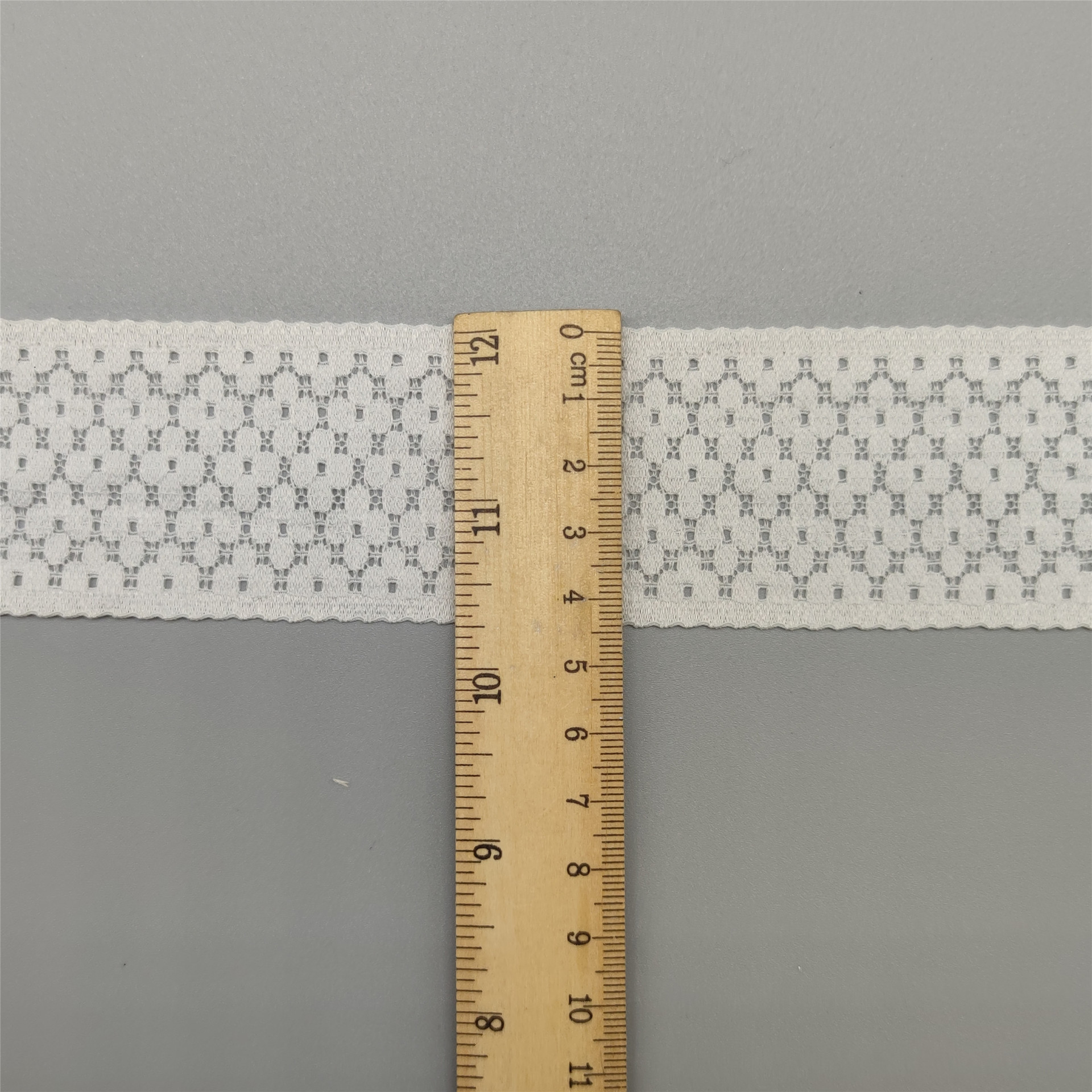 厂家直供服饰辅料4.5cm宽双边弹力蕾丝花边 裙摆童装服装辅料花边