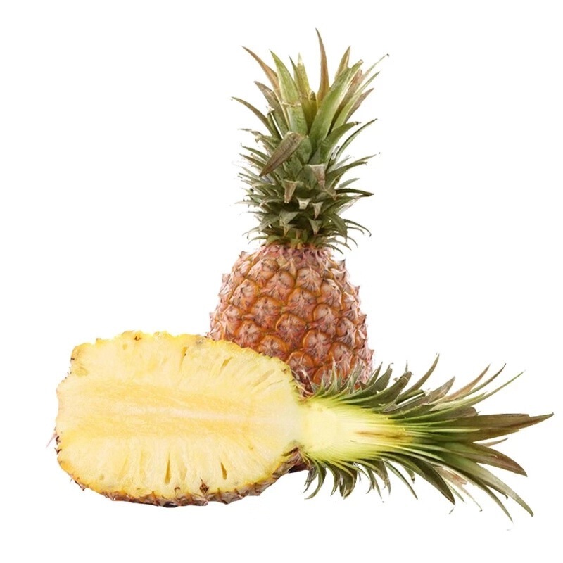 Hainan Golden Diamond Pineapple Seasonal Fruit Hand-Shred Pineapple Fresh Eyeless Taiwanese Perfume Pineapple 5kg Free Shipping