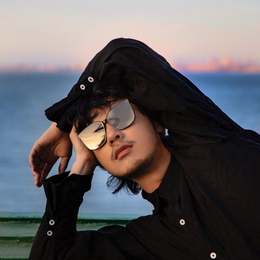 Korean Style Sunglasses Women's Sunglasses Men's Trendy ins Anti-UV Glasses Internet Celebrity Big Face gm2021 New