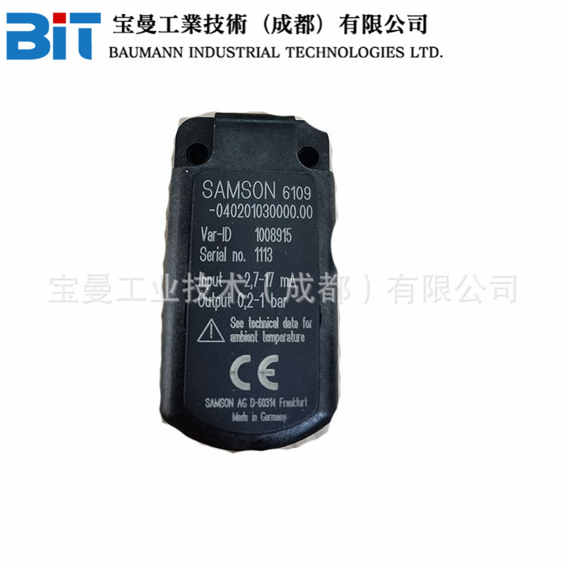 德国SAMSON萨姆森电气转换器IP模块6109-100101000000定位器现货