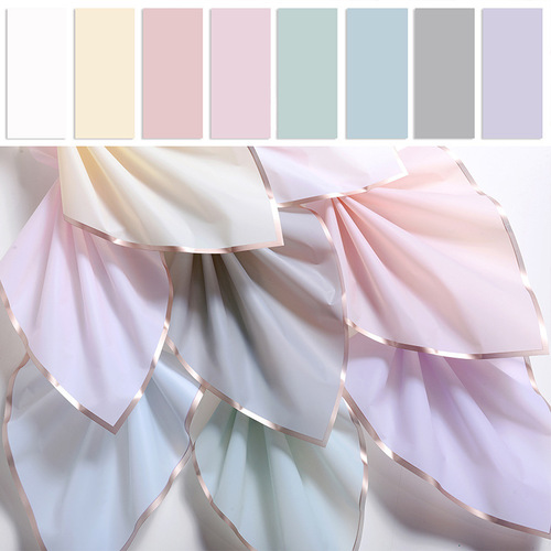 Phnom Penh Jelly Film Yiwu Factory Wholesale Flower Shop Bouquet Rose Flower Wrapping Paper Flower Wrapping Paper