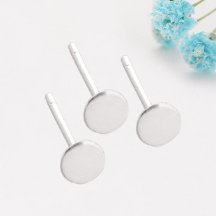 S925ƽ���ƽ���ᘎ���������Ȧ�y� diy�ֹ��y���Ʒ���