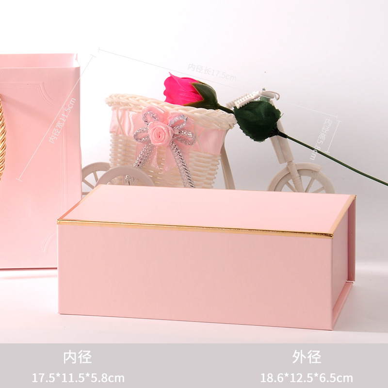 伴手礼盒婚庆生日礼物盒空纸盒商务口红批发送袋子礼品盒婚庆专用