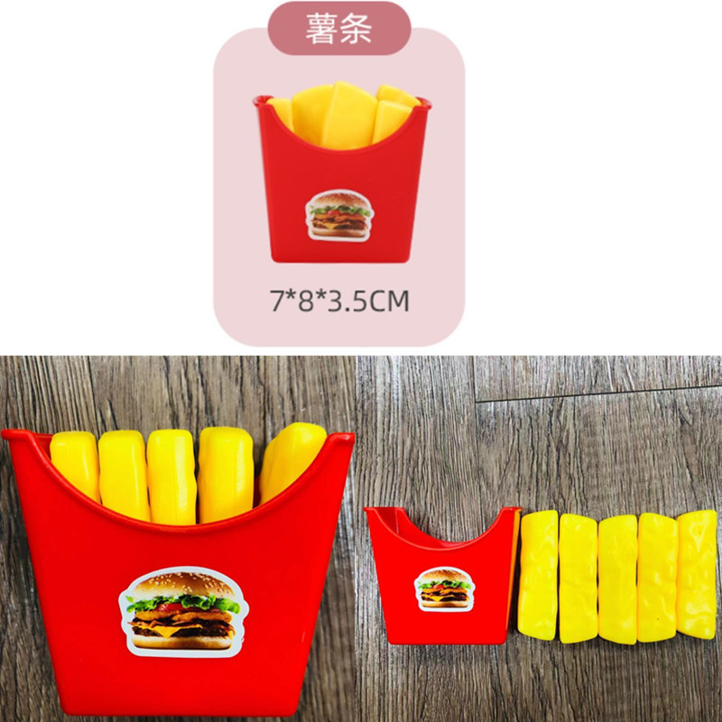 Paquete de modelo de juguete de comida rápida europea y americana