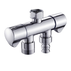 Washing machine faucet splitter, multi-function divider, one inlet two outlets, three-way double head water outlet, dual-use rotating adapter