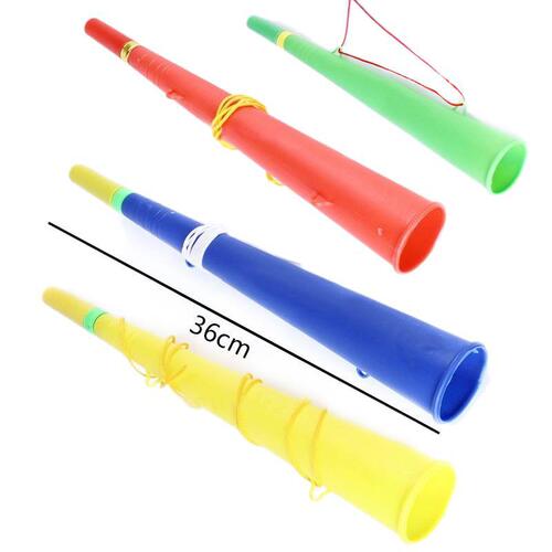 Three-tone football horn musical instrument cheering event supplies atmosphere party ball game children's toys wholesale manufacturer